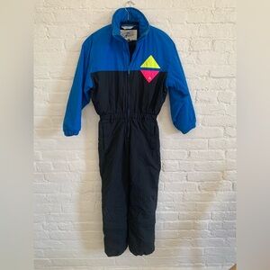 Blue and Black Ski Jacket